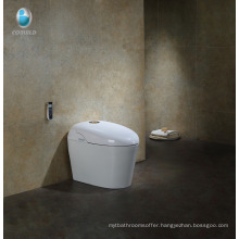 Small Cotton White Heated Seat Motion Detection Auto Flush Intelligent Smart Toilet with toilet bidet